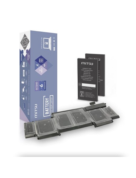 Batería compatible para portátil APPLE A1502 11.34V 7000mAh Mitsu
